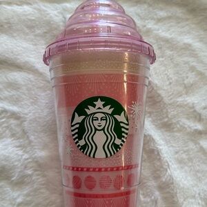 Starbucks Korea 2015  Logo Pink Whipping 473ml Cold Cup Summer Limited Edition